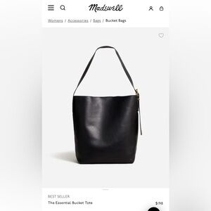 Madewell Essential Bucket Tote